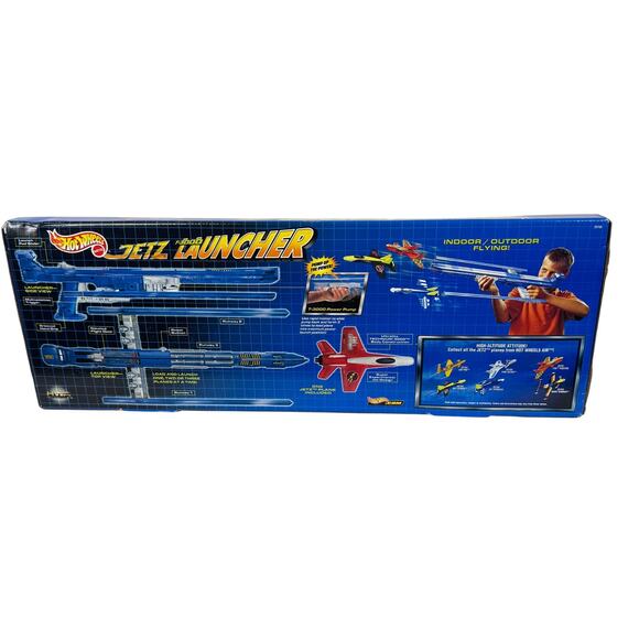 Mattel 1999 Hot Wheels Jetz Launcher T-3000 HWA Air Power Pump Indoor/Outdoor - Picture 6 of 8